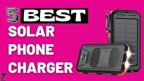 😍top 5 Best Solar Phone Chargers 2024 Buyers Guide Youtube