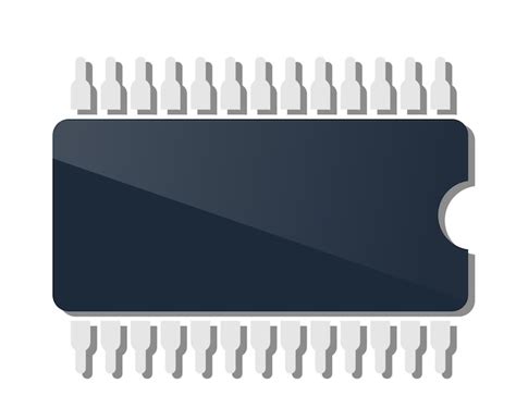 Dispositivo de chip único de microcircuito de microchip electrónico de