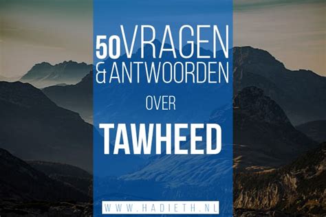 50 Vragen En Antwoorden Hadiethnl