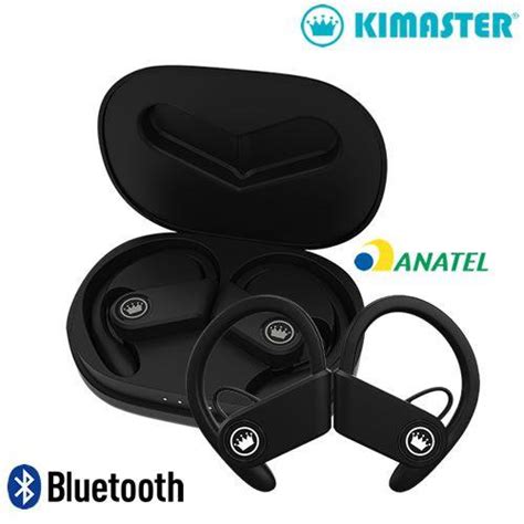 Fone de Ouvido Bluetooth Sem Fio Recarregável Base Carregadora