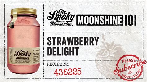 Ole Smoky Moonshine 101 Strawberry Delight Youtube