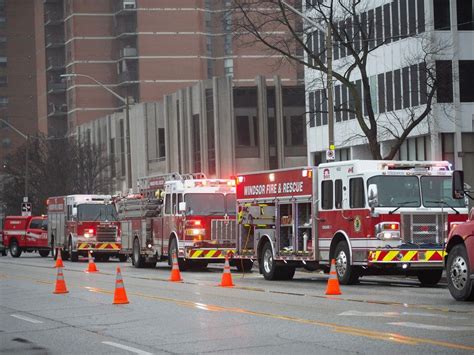 Windsor Crews Make Rescue During Ouellette Avenue Fire Windsor Star