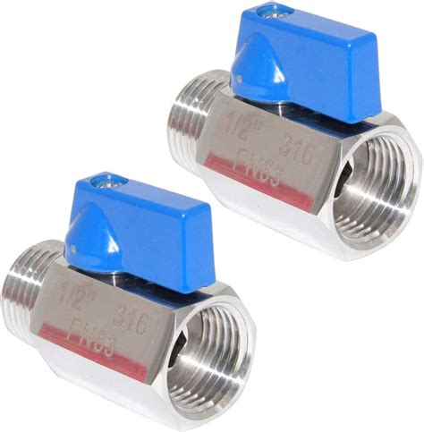 Stainless Steel Female X Female Npt Thread Shut Off Valve Beduan 1 2