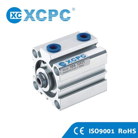 Sda Series Thin Type Compact Pneumatic Cylinder Compact Cylinder And