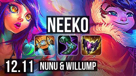 NEEKO Vs NUNU WILLUMP MID 1200 Games 1 6M Mastery 7 3 9 KR