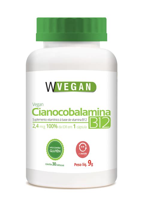 Vitamina B Cianocobalamina Wvegan A Maior Linha De Suplementos