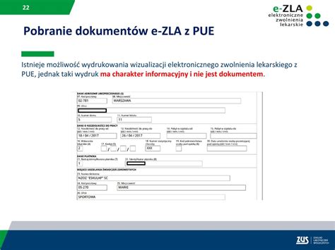 E Zla Elektroniczne Zwolnienia Lekarskie Ppt Pobierz