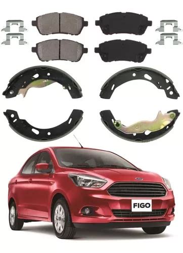 Balatas Delanteras Y Traseras Ford Figo 2016 2017 2018 2019 Meses Sin