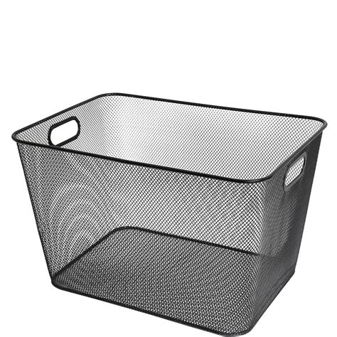 Ybm Home Wire Mesh Open Bin Shelf Storage Basket Kitchen Pantry ...