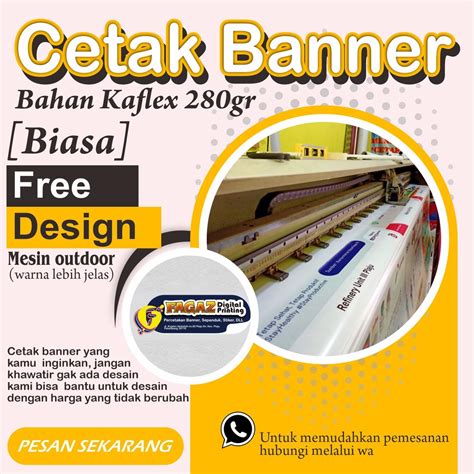 Jual Cetak Banner Spanduk Baliho Backdrop Bahan Kaflex Best