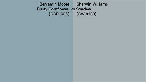 Benjamin Moore Dusty Cornflower Csp Vs Sherwin Williams Stardew