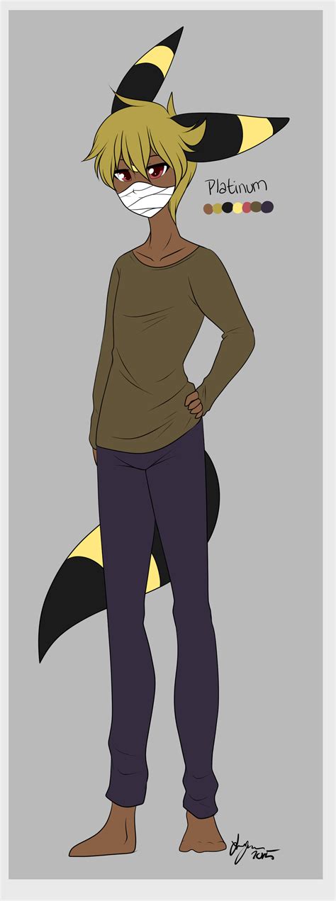 Platinum The Human Umbreon By Freeze Pop88 On Deviantart