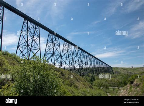 The Lethbridge Viaduct Commonly Known As The High Level Bridge Was