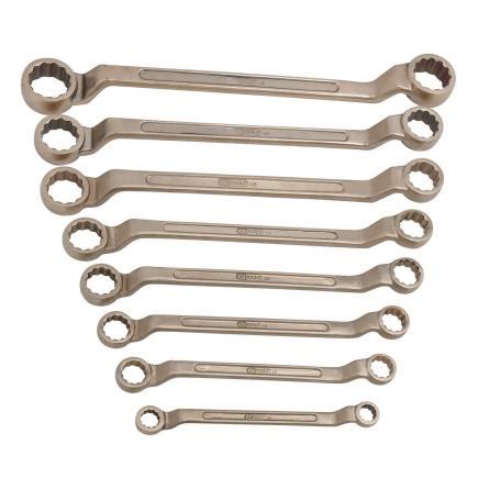 Ks Tools Bronze Plus Double Ended Ring Spanner Offset Set