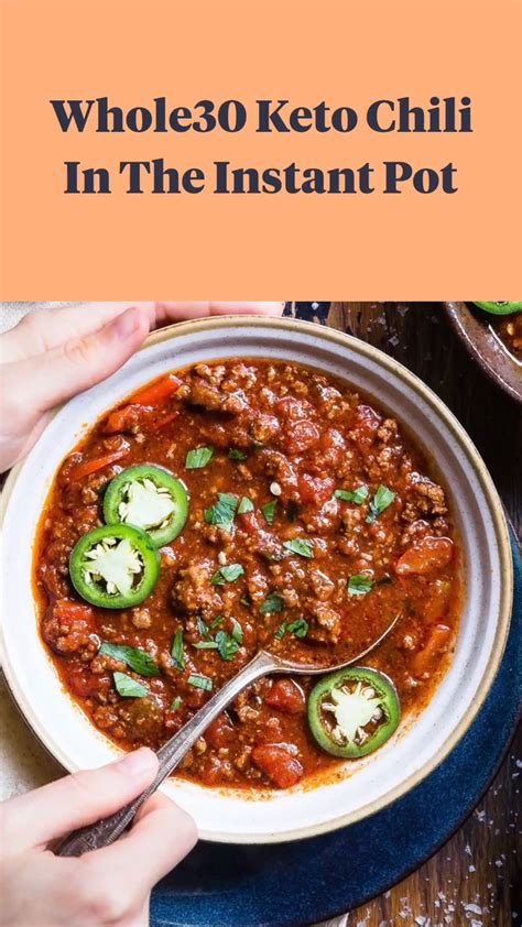 Instant Pot No Bean Chili Artofit