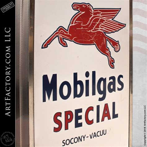 Vintage Sunoco Gas Pump: Unrestored 1970's Era With Mobil Special