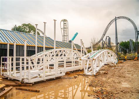 Hyperia Construction Updates Thorpe Parks New Rollercoaster For 2024