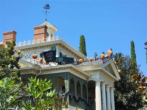 Haunted Mansion Lawn Torn Up As Holiday Overlay Work Continues At