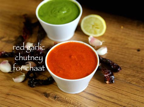 Red Chutney Recipe For Chaat Chilli Garlic Chutney Red Garlic Chutney