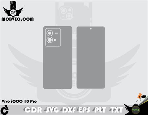 Vivo Iqoo Pro Skin Cut Template Vector Vectorgi Digital Market