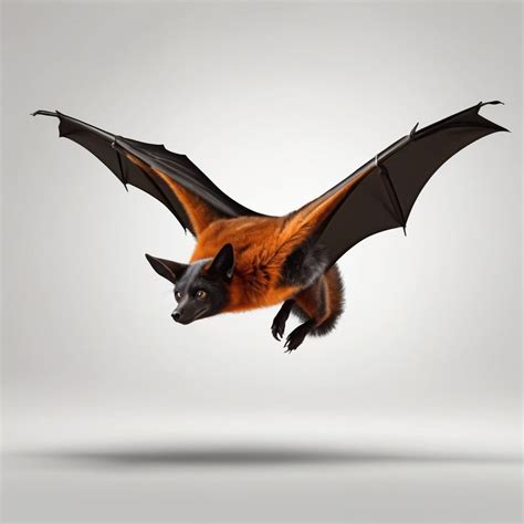 Flying Fox - A Majestic Bat in Flight