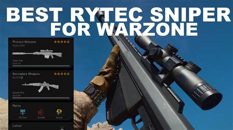 The Best Rytec AMR Sniper Rifle Loadout In Warzone YouTube