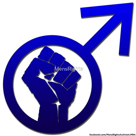 Men S Rights Activism Logo Sticker By Mensrights Redbubble