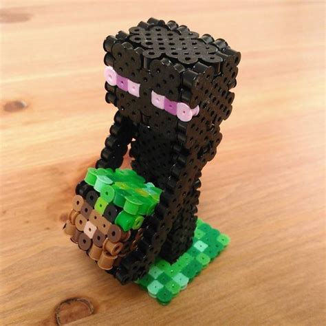 Enderman Minecraft Perler Beads By Shena1983 Perler Bead Patterns Melty Bead Patterns