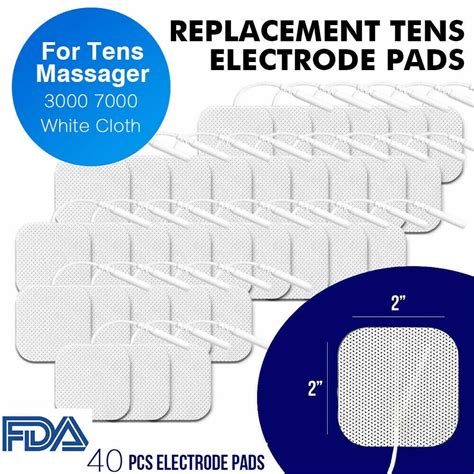 LineYD 40 Replacement Tens Electrode Pads EMS For Units 7000 3000 2x2