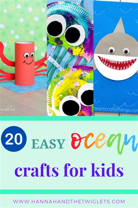 20 Easy Ocean Crafts For Kids Under The Sea Crafts Sea Crafts