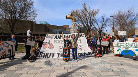 Aamjiwnaang At Queens Park Calling For Action On Toxic Pollution