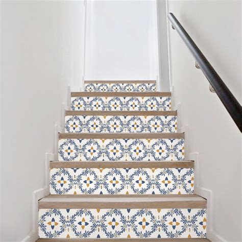 Walraime Stair Riser Decals Peel And Stick Removable Self Adhesive