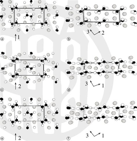 Fragments of the crystal structure of sodium oxalate at 3.6 GPa (just ...