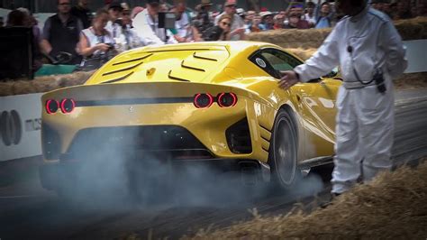 Best Supercar Burnouts And Launches Goodwood Fos Huayra R