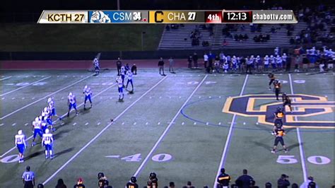 Football San Mateo Vs Chabot 2nd Half 9 8 12 Week 2 Youtube