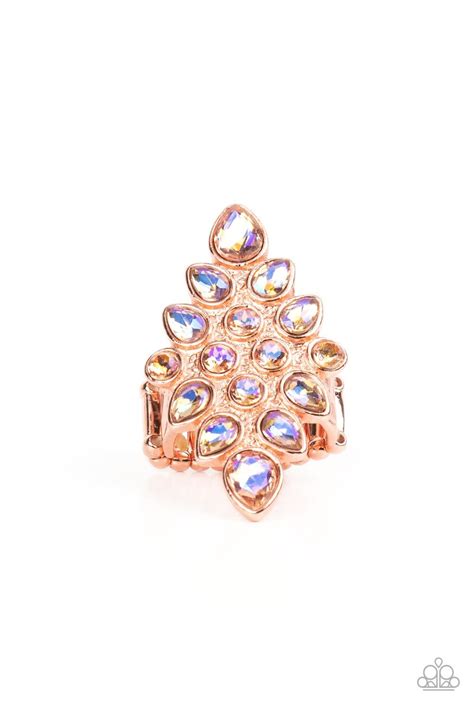 Combustible Iridescence Ring Copper White Best Jewelry Stores