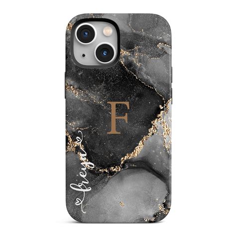 Black Marble Iphone Case Dyefor