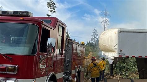 Crews Battle Brush Fire In South Kitsap County