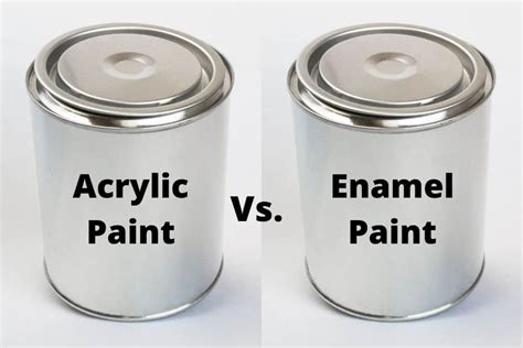 Acrylic Paint Vs Enamel Paint