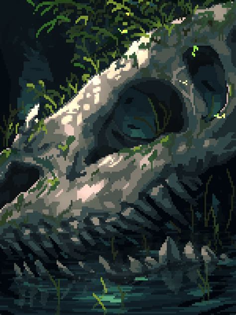 Got that dino dino rawr : r/PixelArt