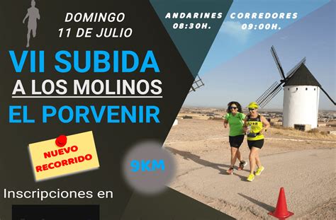 La VII Subida a los Molinos del Club El Porvenir será este domingo de