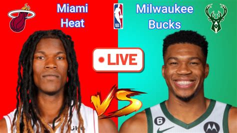 Milwaukee Bucks At Miami Heat Nba Live Play By Play Scoreboard Interga Youtube