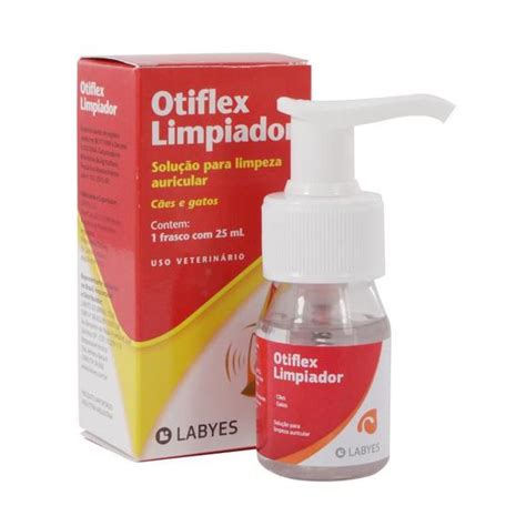 Otiflex Limpiador Solu O Para Limpeza Dos Ouvidos De C Es E Gatos