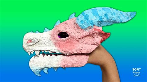 How To Make A Paper Mache Dragon Zefyrka DIY Sofit PaperCraft YouTube