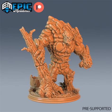 3D Printable Air Earth Elemental Prime Team Ancient Giant Tornado