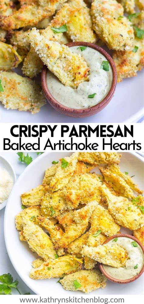 Baked Parmesan Artichoke Hearts Healthier Alternative Recipe