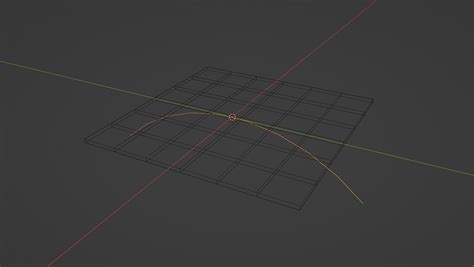 Bending A Grid Mesh With A Curve Modifier Curve Simple Deform