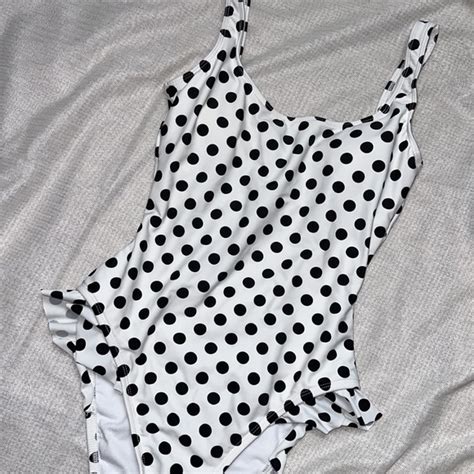 The Bikini Lab Swim The Bikini Lab Black White Polka Dot One Piece