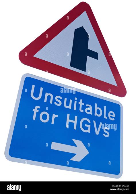 Road Traffic Signs Uk Banque Dimages Détourées Alamy