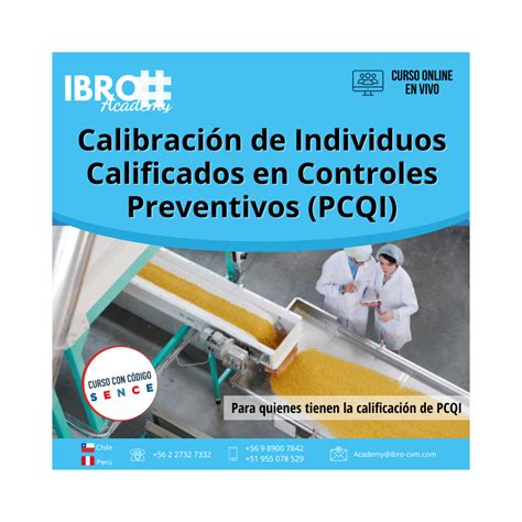 Calibraci N De Individuos Calificados En Controles Preventivos Pcqi